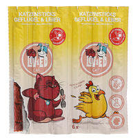 Produktbild von Lov&Ed Katzensticks Geflügel und Leber für erwachsene Katzen 30 g