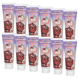 Lov&Ed Leberwurst Schwein Katzen Leckerli 12x 75g – Bild 1 von 2