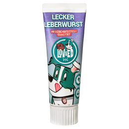 Lov&Ed Lecker Leberwurst für Hunde mit Schwein, 75g, ohne Konservierungsstoffe – Bild 1 von 2