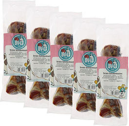 Lov&Ed Serrano Schinkenknochen für Hunde Monoprotein 5x 300 g – Bild 1 von 2
