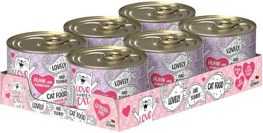 Love is where a cat is® Katzenfutter Huhn und Kaninchen 1200g – Bild 1 von 3