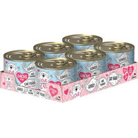 Produktbild von Love is where a cat is Lachs pur Katzenfutter für Haut und Fell