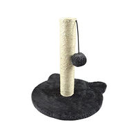 Produktbild von Love Story Kratzbaum für Kitten mit Sockel und Spielzeug aus MDF in Anthrazit, 30 x 30 x 33 cm