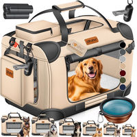 Produktbild von LOVPET Hundebox faltbare Transportbox inklusive Napf für Hunde und Katzen