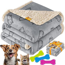 Lovpet wasserdichte Hundedecke und Katzendecke aus Fleece in Grau XL – Bild 1 von 13