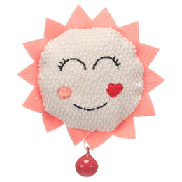 Lovu Flamingo Katzenspielzeug mit Catnip aus Stoff in Beige und Rosa für alle Altersstufen – Bild 1 von 3