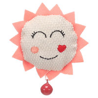 Produktbild von Lovu Flamingo Katzenspielzeug mit Catnip aus Stoff in Beige und Rosa für alle Altersstufen