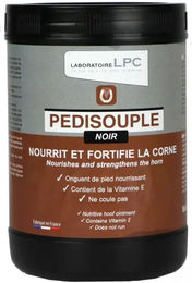 Produktbild von LPC Pedisouple Hufsalbe für Pferde Schwarz 1000g