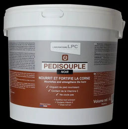 Produktbild von LPC Pedisouple Hufsalbe für Pferde Schwarz 4000g
