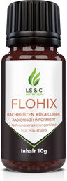 LS&C Nutrition Flohix Kügelchen Ergänzungsfuttermittel für Hunde und Katzen für alle Altersstufen – Bild 1 von 4
