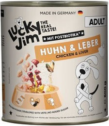 Lucky Jim Hundefutter mit Huhn, Reis und Grünlippmuschel ohne Zucker für alle Altersstufen 6x800 g – Bild 1 von 3