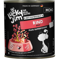 Produktbild von Lucky Jim Hundefutter Rind Monoprotein Getreidefrei Sensitive Adult Sparpaket 24 x 800 g