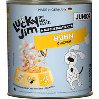 Produktbild von Lucky Jim Junior Hundefutter Huhn mit Grünlippmuschel Stückchen in Sauce getreidefrei 6 x 800 g