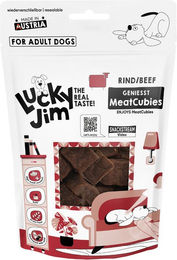 Lucky Jim MeatCubies Belohnungssnack Rind getreidefrei und ohne Zucker 8 x 70 g – Bild 1 von 1