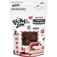 Produktbild von Lucky Jim MeatCubies Belohnungssnack Rind getreidefrei und ohne Zucker 8 x 70 g
