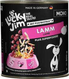 Lucky Jim Mono Hundefutter Lamm Adult Monoprotein Getreidefrei 24 x 800 g – Bild 1 von 1