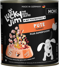 Lucky Jim Mono Hundefutter Pute Adult Monoprotein Getreidefrei 24 x 800 g – Bild 1 von 1
