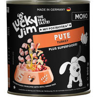 Produktbild von Lucky Jim Mono Hundefutter Pute Adult Monoprotein Getreidefrei 24 x 800 g