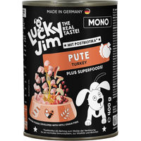Produktbild von Lucky Jim Mono Hundefutter Pute Monoprotein Getreidefrei Adult 6 x 400 g