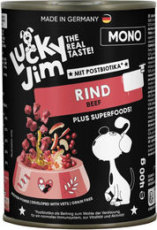 Lucky Jim Mono Hundefutter Rind Monoprotein Getreidefrei Adult 6 x 400 g – Bild 1 von 1