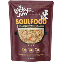 Produktbild von Lucky Jim Soulfood Hühnerfrikassee Hundefutter 3x300g