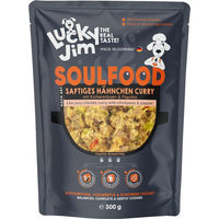 Produktbild von Lucky Jim Soulfood Hundefutter Hähnchen Curry 6 x 300 g