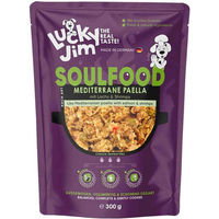 Produktbild von Lucky Jim Soulfood Paella Nassfutter für erwachsene Katzen 6 x 300 g ohne Zucker und künstliche Zusatzstoffe