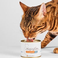 Produktbild von Lucky-Kitty Katzenfutter Fisch und Hering Monoprotein 4x200 g