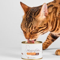 Produktbild von Lucky-Kitty Katzenfutter Wild Hirsch Monoprotein 4x200 g