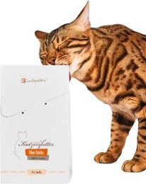 Produktbild von Lucky-Kitty Leckerli Filet-Sticks Lachs Premium-Qualität für Katzen