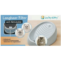 Produktbild von Lucky-Kitty Trinkbrunnen Ersatzfilter für Katzen mit Aktivkohle und antibakterieller Wirkung
