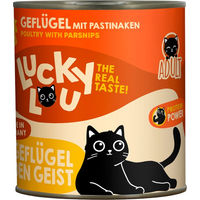 Produktbild von Lucky Lou Adult Geflügel und Fisch Stückchen in Sauce getreidefrei und glutenfrei 800 g
