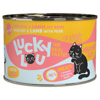 Produktbild von Lucky Lou Cat Lifestage Adult Geflügel & Lamm Stückchen in Sauce Getreidefrei Glutenfrei 6x200g - 6 x 200 g