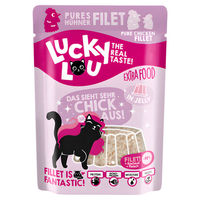 Produktbild von Lucky Lou Extra Food Katzen Nassfutter Hühnerfilet in Jelly 12 x 70 g - 12 x 70 g