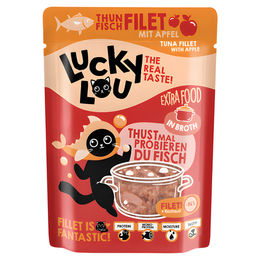 Lucky Lou Extra Food Katzenfutter Thunfisch in Sauce getreidefrei und ohne Zucker 70 g – Bild 1 von 5
