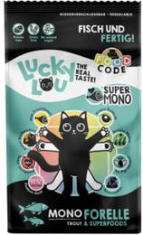 Lucky Lou Food Code Mono Forelle Trockenfutter für erwachsene Katzen getreidefrei und monoprotein 1,7 kg - 1,7 kg – Bild 1 von 7
