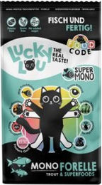 Lucky Lou Food Code Mono Forelle Trockenfutter für Katzen Adult Getreidefrei Monoprotein 340 g - 340 g – Bild 1 von 6
