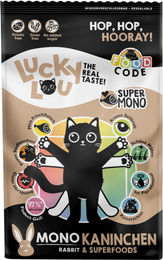 Lucky Lou Food Code Mono Kaninchen Getreidefrei und Glutenfrei für Katzen 750 g – Bild 1 von 3