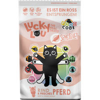 Produktbild von Lucky Lou Food Code Sensitive Hundetrockenfutter Rind und Pferd getreidefrei und glutenfrei 750 g