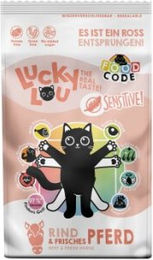 Lucky Lou Food Code Sensitive Trockenfutter für Katzen Adult Rind und Pferd getreidefrei 1,7 kg - 1,7 kg – Bild 1 von 5