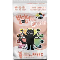 Produktbild von Lucky Lou Food Code Sensitive Trockenfutter für Katzen Adult Rind und Pferd getreidefrei 1,7 kg - 1,7 kg