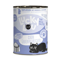 Produktbild von Lucky Lou Katzen Nassfutter Adult Sterilized Geflügel Stückchen in Sauce Getreidefrei Glutenfrei 24 x 400g - 24 x 400 g