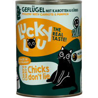 Produktbild von Lucky Lou Katzen Nassfutter Senior Geflügel Getreidefrei und Glutenfrei 6x400g - 6 x 400 g