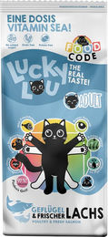 Lucky Lou Katzen Trockenfutter Adult Geflügel und Lachs Getreidefrei 3 kg - 3 kg – Bild 1 von 3