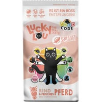Produktbild von Lucky Lou Katzen Trockenfutter Sensitive Rind und Pferd Adult Getreidefrei 340 g - 340 g