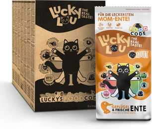Produktbild von Lucky Lou Katzenfutter Adult Geflügel & Ente Getreidefrei und Glutenfrei 9 kg - 9 kg