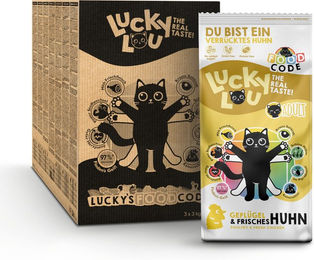 Lucky Lou Katzenfutter Adult Geflügel & Huhn Getreidefrei und Glutenfrei 2 x 9 kg – Bild 1 von 1