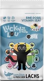 Produktbild von Lucky Lou Katzenfutter Adult Geflügel & Lachs Getreidefrei und Glutenfrei 9 kg
