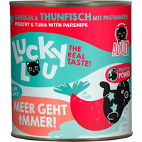 Produktbild von Lucky Lou Katzenfutter Adult Geflügel und Thunfisch getreidefrei und glutenfrei 2 x 800 g