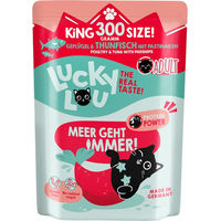 Produktbild von Lucky Lou Katzenfutter Adult Geflügel und Thunfisch Stückchen in Sauce Getreidefrei und Glutenfrei 24 x 300 g - 24 x 300 g